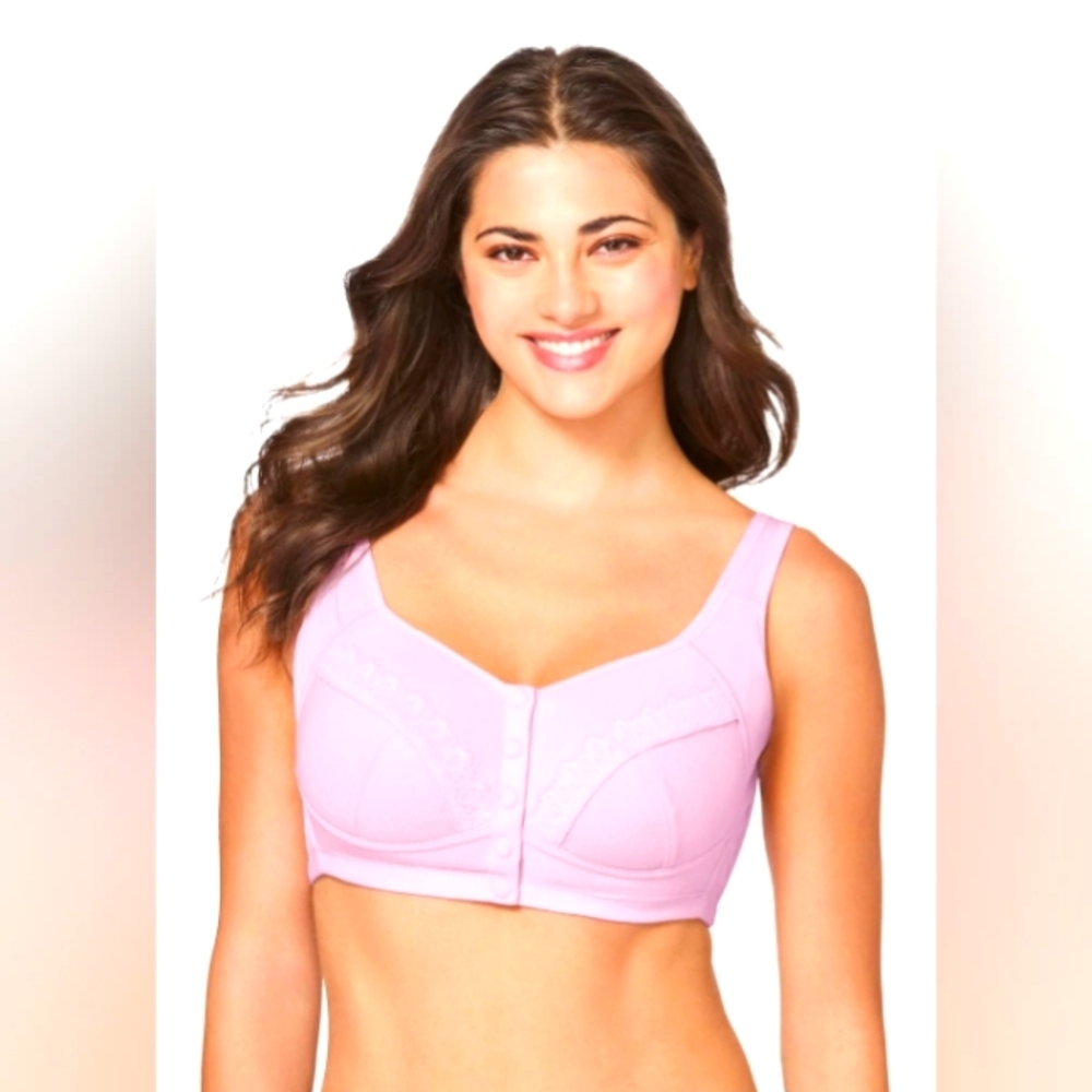 Comfort Choice Women's Wireless Stay-Cool Posture  Bra 42B
